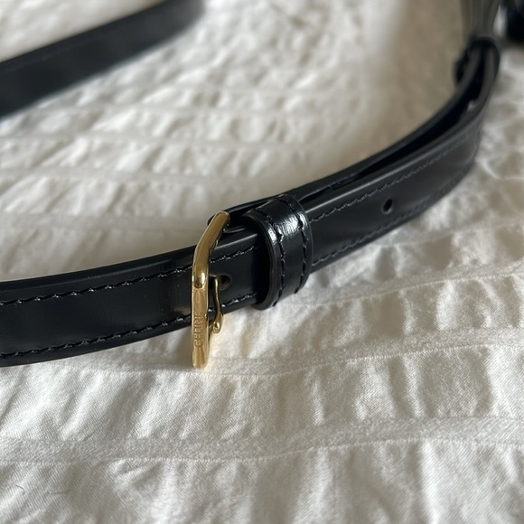 Celine Teen Triomphe, shiny calfskin, black - Picture 11 of 11